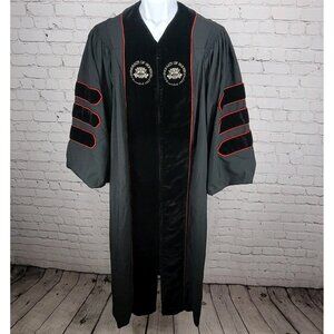 University Of Houston Herff Jones Cap & Gown Black Velvet Graduation USA 54